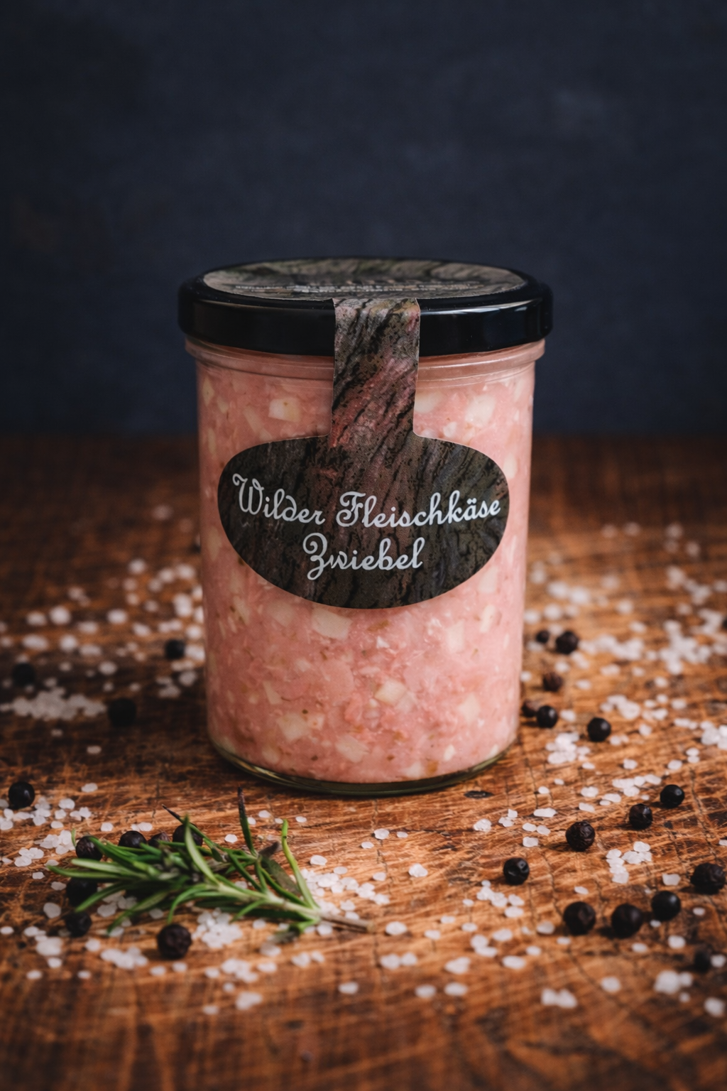 Wilder Fleischkäse mit Zwiebeln im Glas – regional & hausgemacht