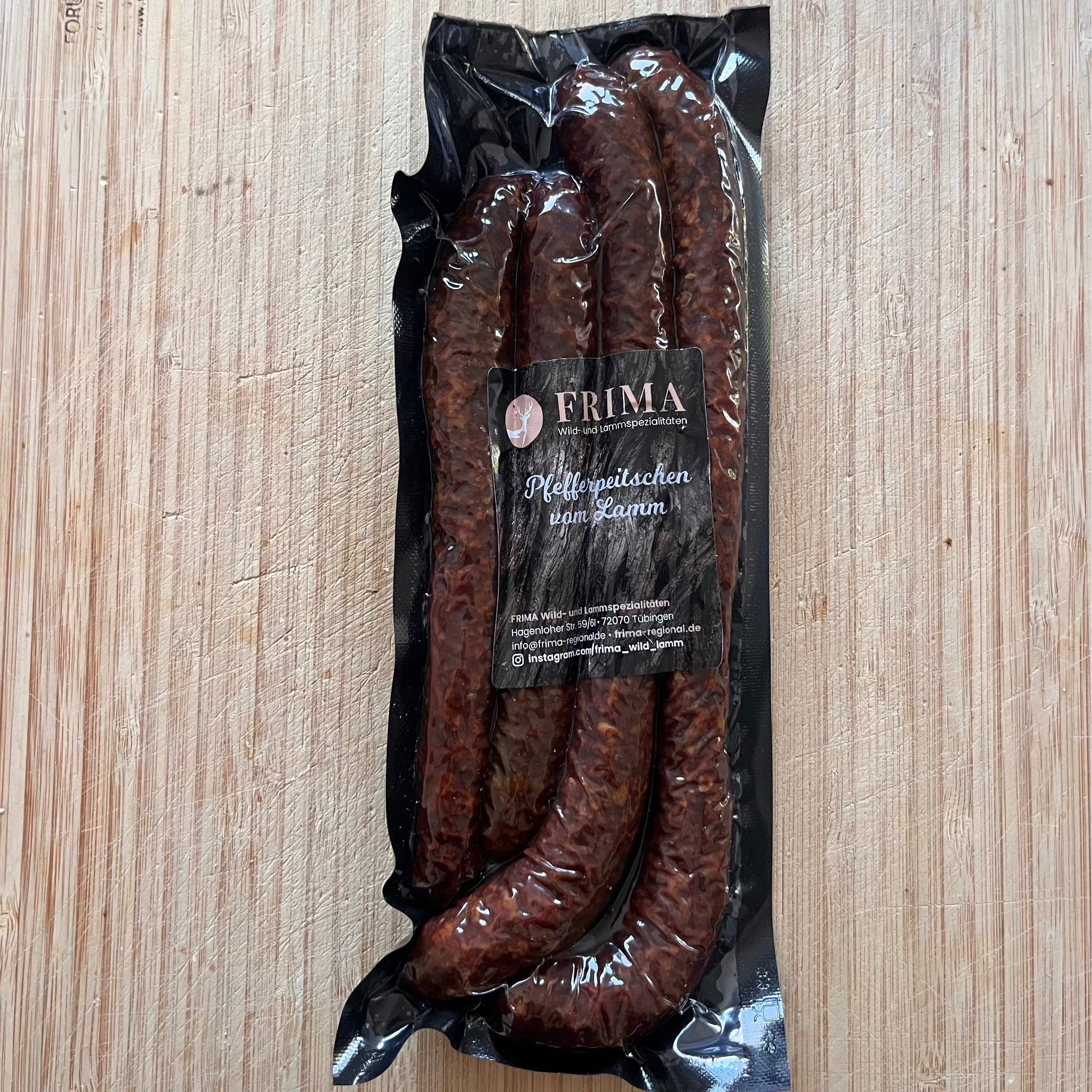 Pfefferpeitschen vom Lamm