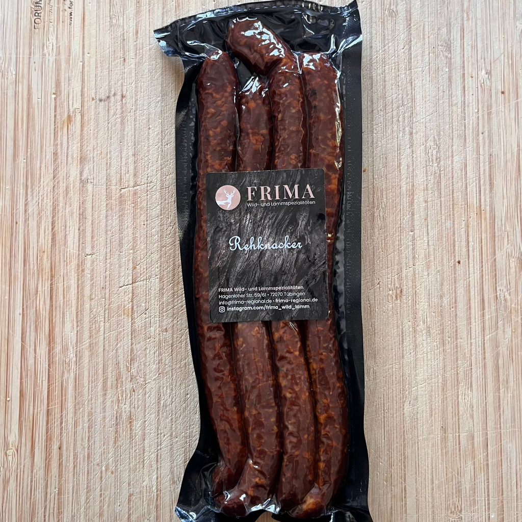 Knackwurst de chevreuil