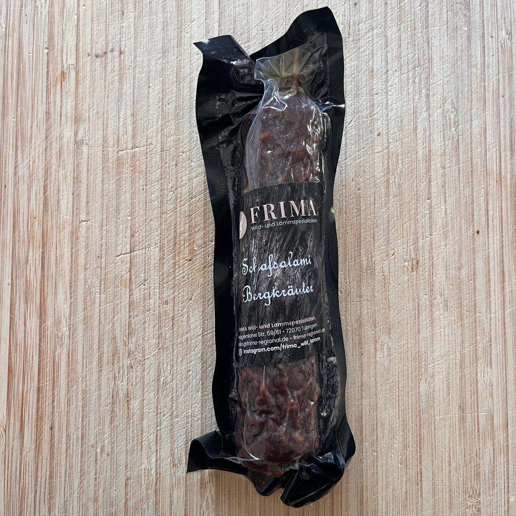 Schafsalami mit Bergkräutern